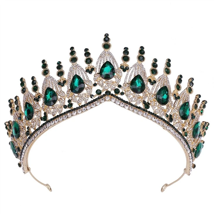 Fashion Luxury Bride Hair Beauty Pageant Crown Rhinestone Bridal Wedding Tiara And Crowns