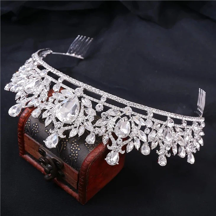 Wholesale Best Selling Bridal Crown Tiara Birthday Girl Princess Pageant Comb Crown Tiara